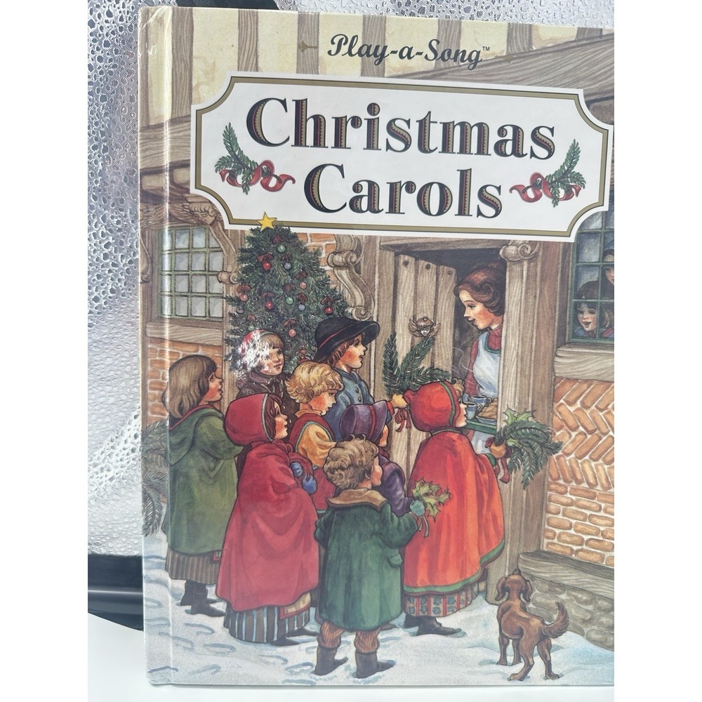 Vintage Play a Song Christmas Carols Book 10 Melodies Press Picture Key
